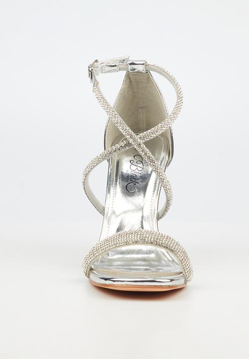 Miss Black - Snazz 1 stiletto heel - silver
