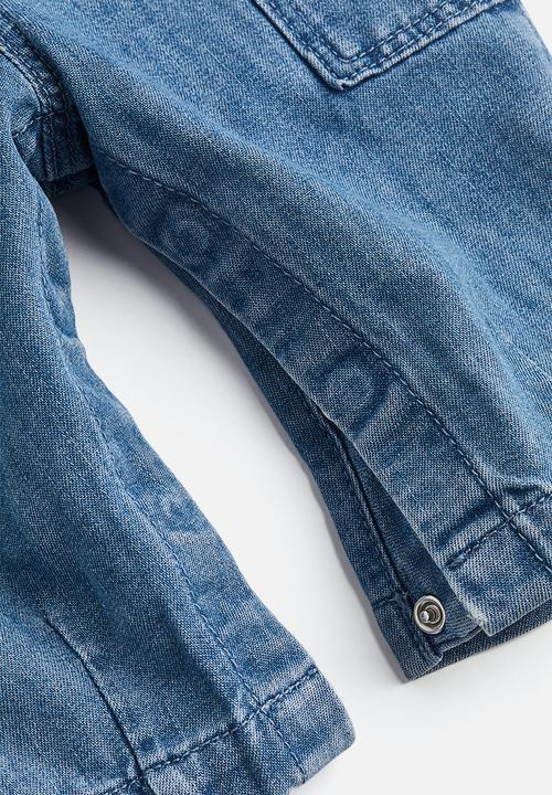H&M - Denim boiler suit - denim blue 