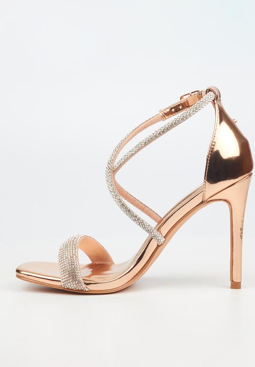 Miss Black - Snazz 1 stiletto heel - rose gold
