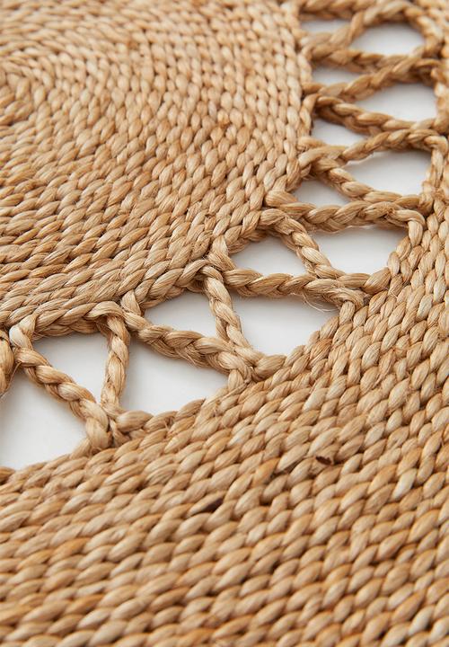 H&M - Round jute rug - natural