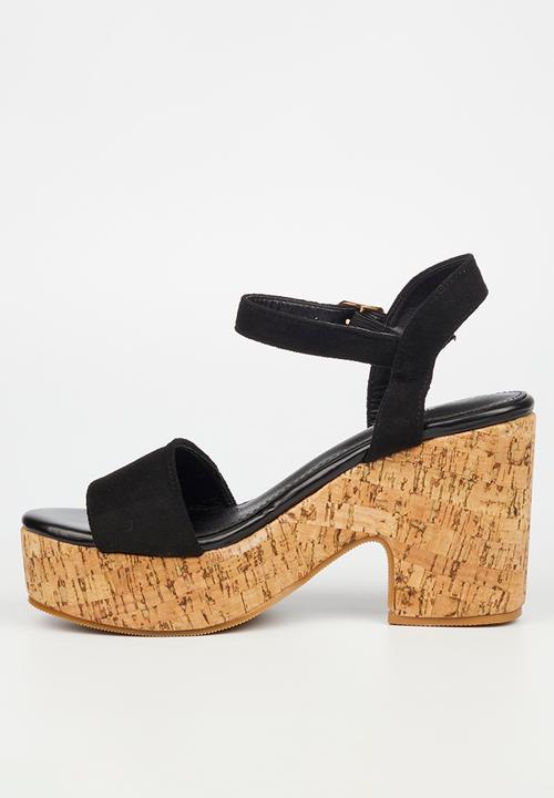 Miss Black - Honey 1 platform heel - black