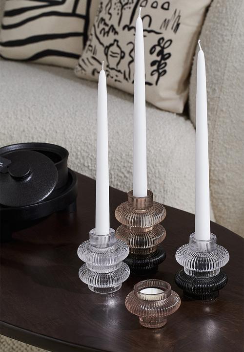 H&M - Glass candle lantern - clear glass