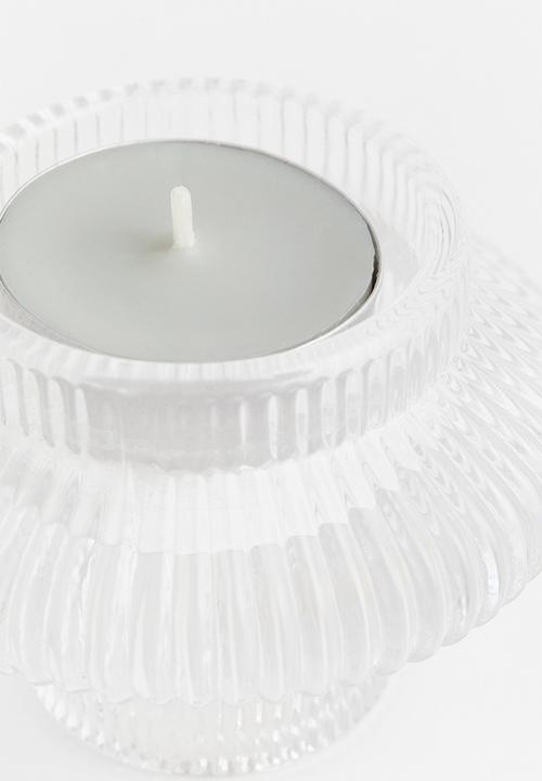 H&M - Glass candle lantern - clear glass