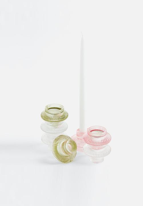 H&M - Glass candle lantern - clear glass