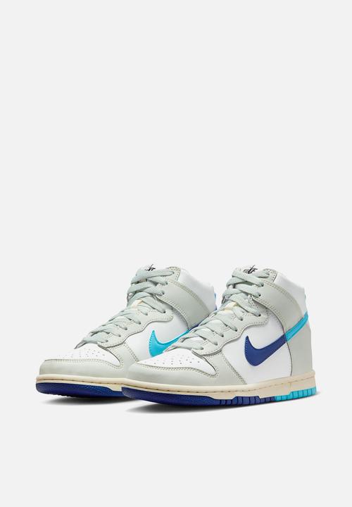 Nike - Nike dunk high se (gs) - summit white/baltic blue-deep royal blue