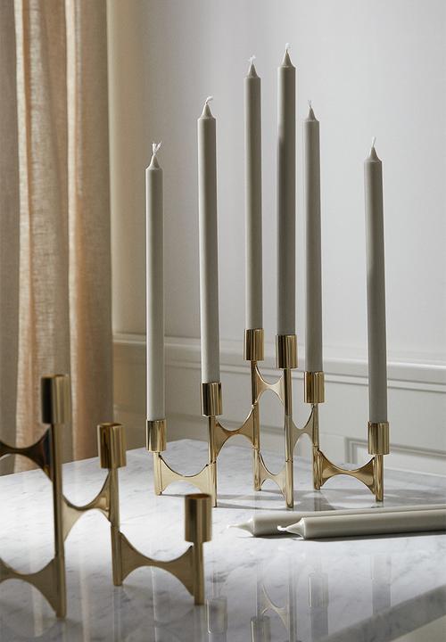 H&M - 4-pack candles - light greige