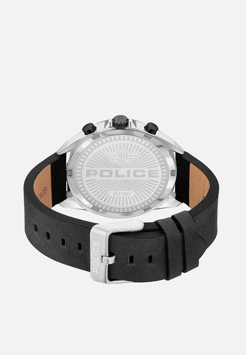 Police - Irg case dial - black & silver