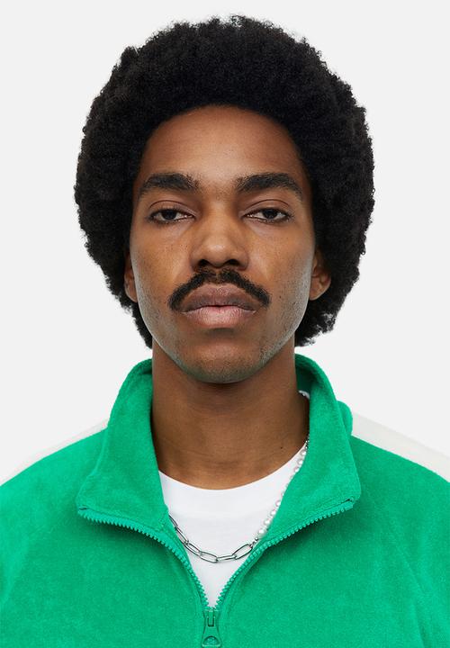 H&M - Relaxed fit terry track jacket - bright green 