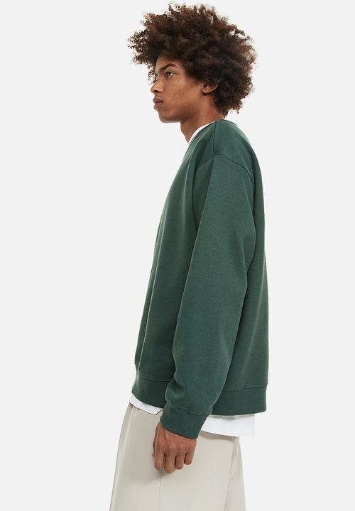 H&M - Relaxed fit sweatshirt - dark green