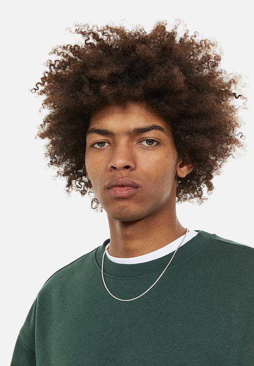H&M - Relaxed fit sweatshirt - dark green