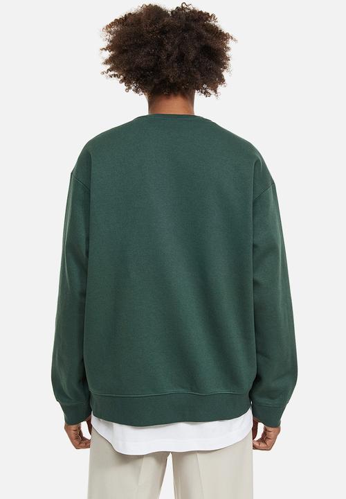 H&M - Relaxed fit sweatshirt - dark green