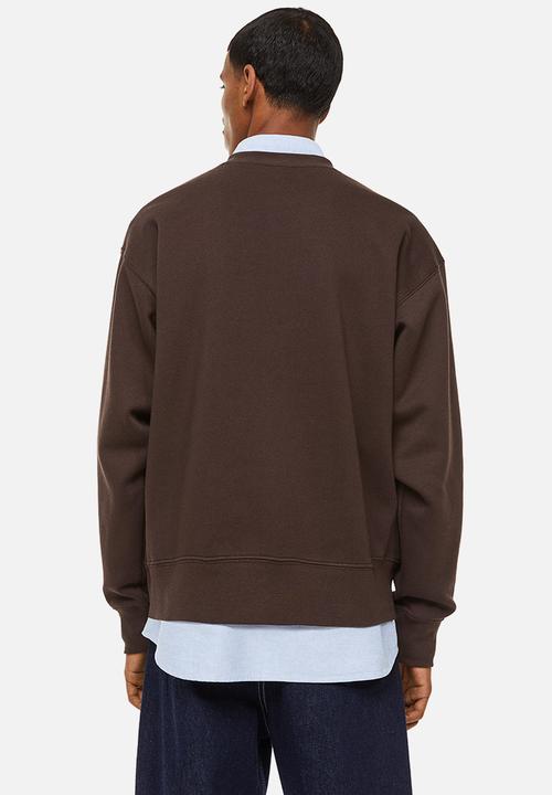 H&M - Oversized fit sweatshirt - brown/shoreditch 