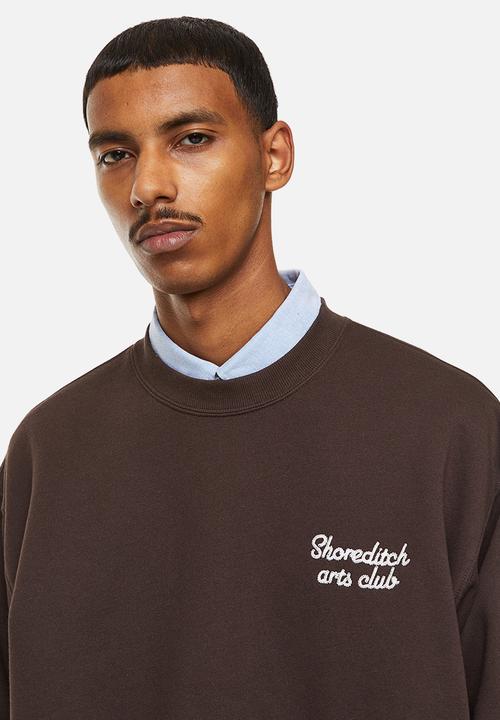 H&M - Oversized fit sweatshirt - brown/shoreditch 