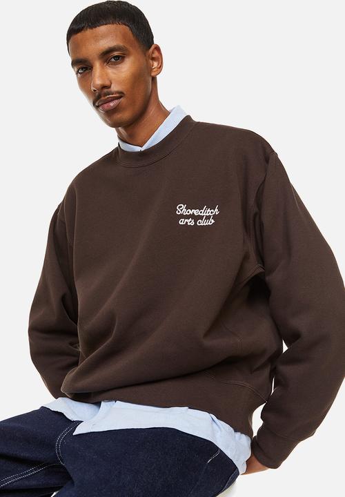 H&M - Oversized fit sweatshirt - brown/shoreditch 