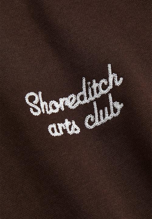 H&M - Oversized fit sweatshirt - brown/shoreditch 