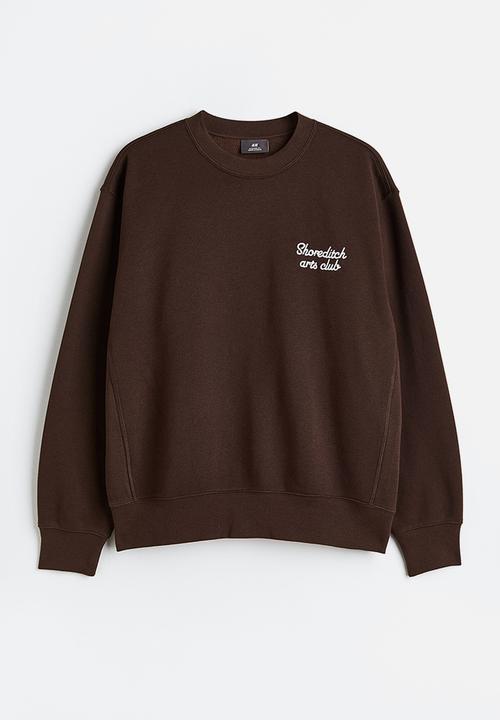 H&M - Oversized fit sweatshirt - brown/shoreditch 
