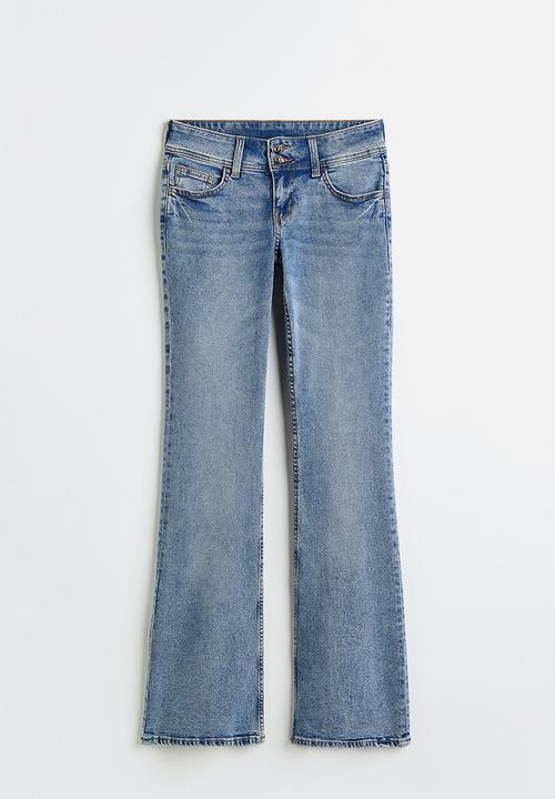 H&M - Flared low jeans - light denim blue