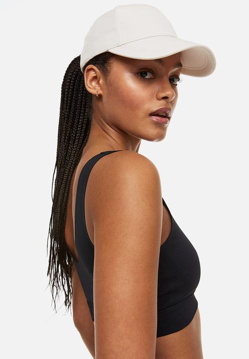 H&M - Water-repellent sports cap - light beige 