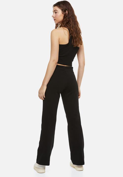 H&M - Straight joggers - black