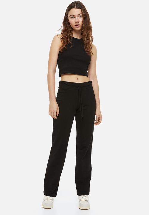 H&M - Straight joggers - black