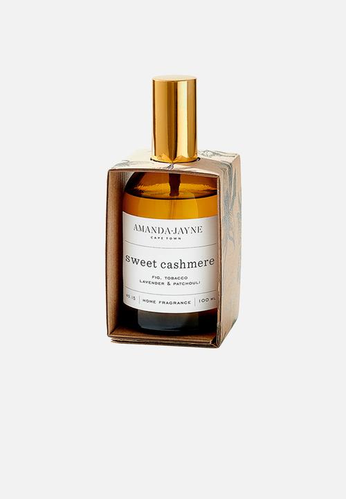 Amanda Jayne - Glass candle & home fragrance gift set - sweet cashmere