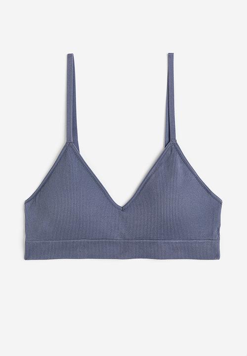 H&M - Padded bra - dark blue