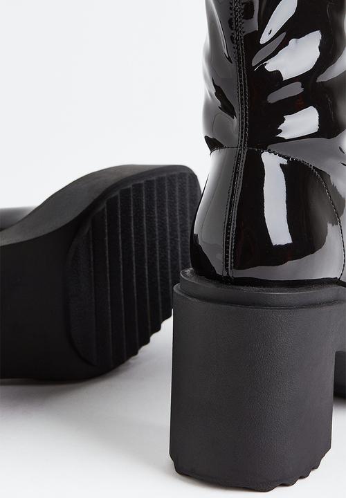 H&M - Chunky heeled boots - black