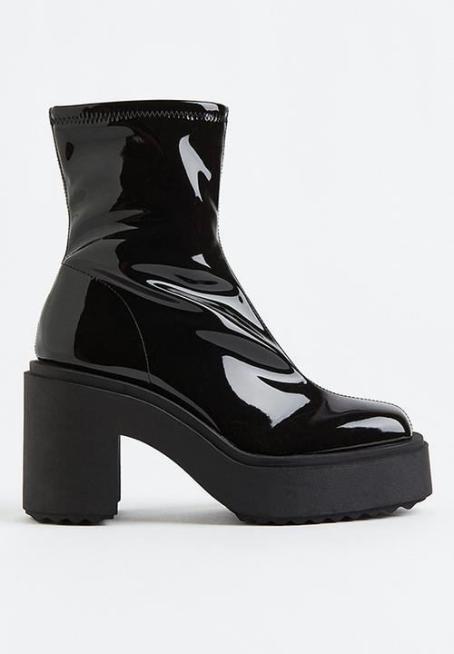 H&M - Chunky heeled boots - black