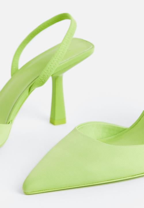 H&M - Slingbacks - lime green
