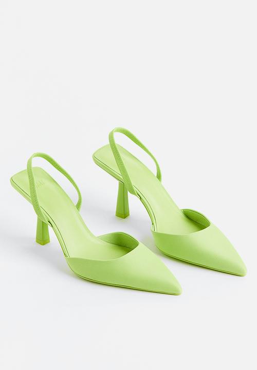 H&M - Slingbacks - lime green