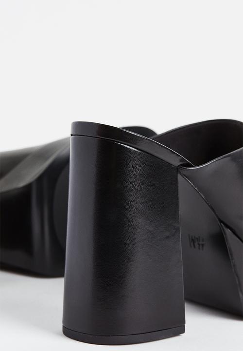 H&M - Platform mules - black