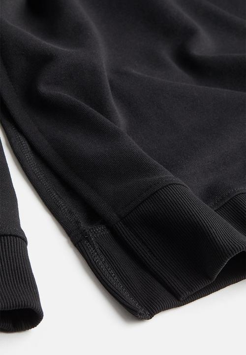 H&M - Mama button-detail sweatshirt - black