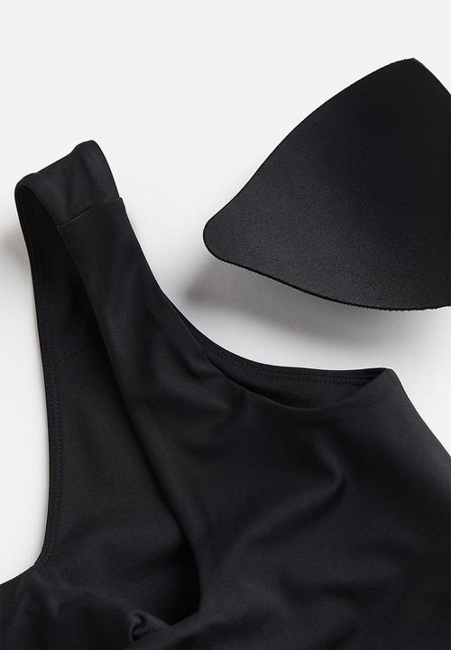 H&M - Softmove™ medium support sports bra - black