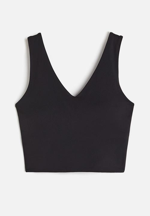 H&M - Softmove™ medium support sports bra - black