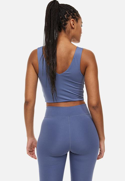 H&M - Softmove™ medium support sports bra - pigeon blue 