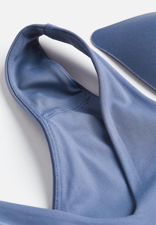 H&M - Softmove™ medium support sports bra - pigeon blue 