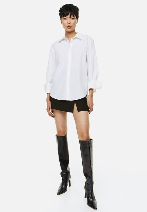 H&M - Cotton shirt - white