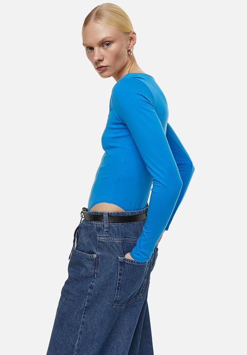 H&M - Long-sleeved body - blue
