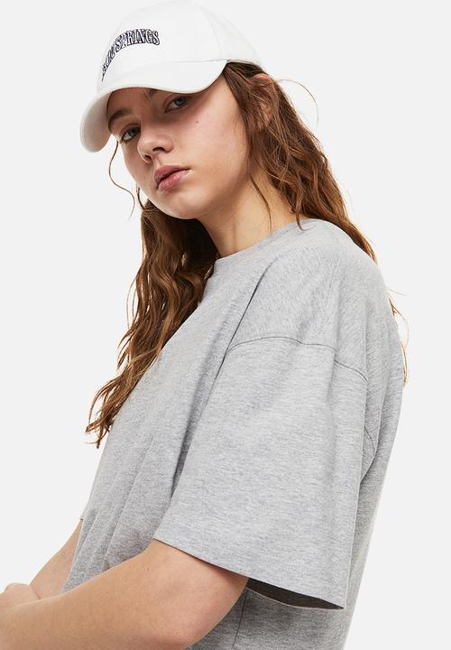 H&M - Oversized t-shirt - light grey marl 