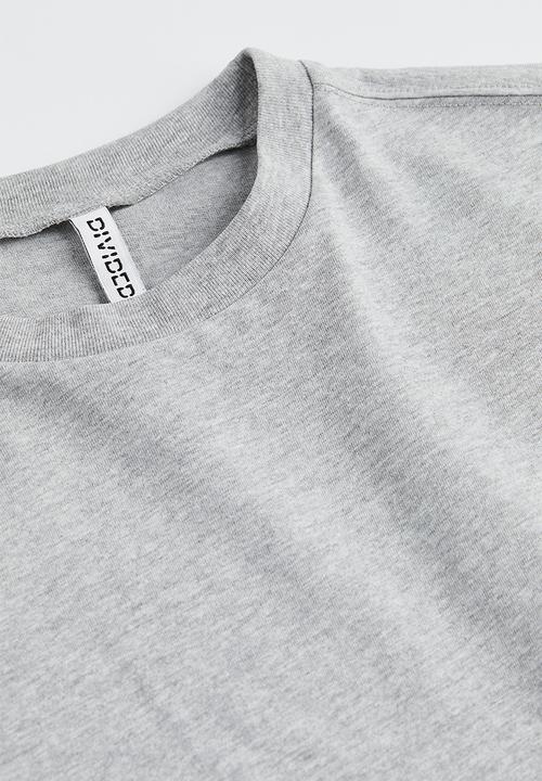 H&M - Oversized t-shirt - light grey marl 