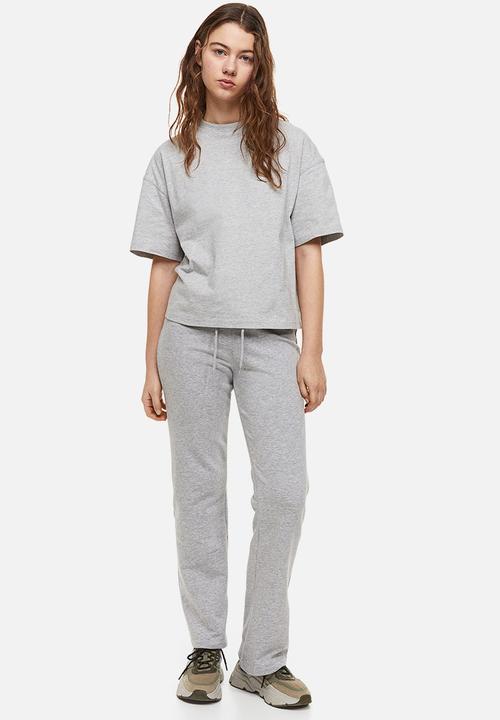 H&M - Oversized t-shirt - light grey marl 