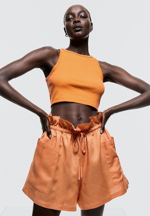 H&M - Cropped vest top - orange