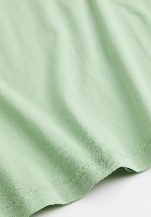 H&M - Cotton t-shirt - light green 