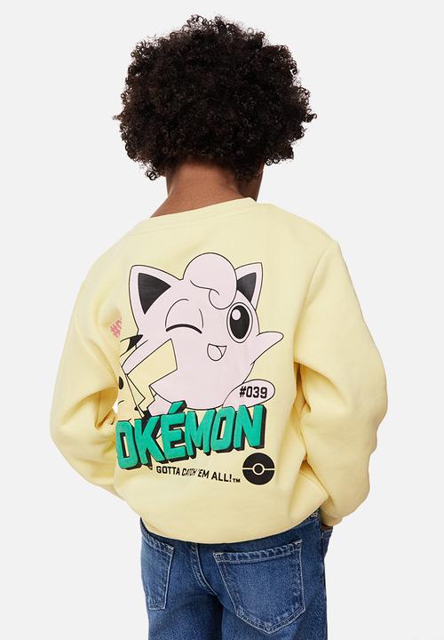 H&M - Printed sweatshirt - yellow
