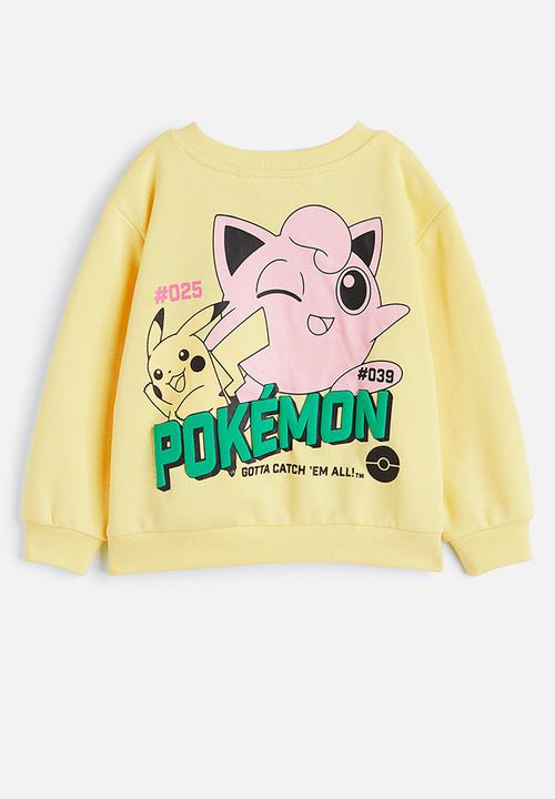 H&M - Printed sweatshirt - yellow