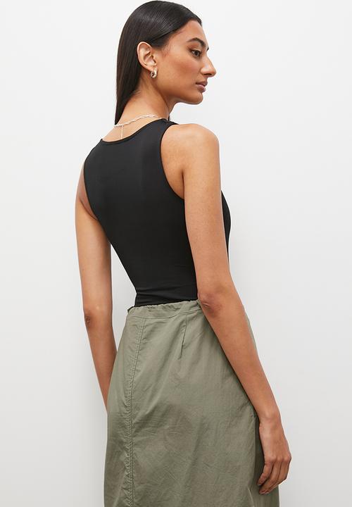 Superbalist - Boatneck bodysuit 2pk- black & white