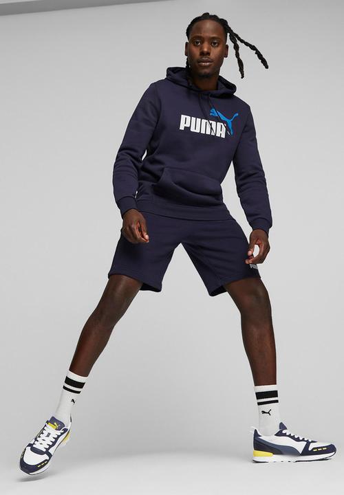 PUMA - Ess+ 2 col shorts 10" - navy 