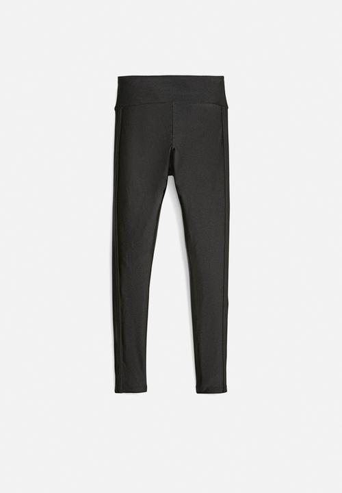 PUMA - T7 high waist shiny leggings - puma black