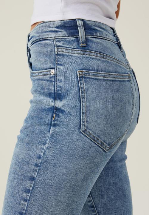 Cotton On - Plus High Rise Skinny Jean - Surfers Blue