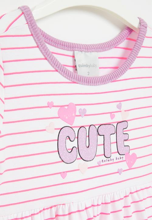 Quimby - Elastane jersey dress - pink